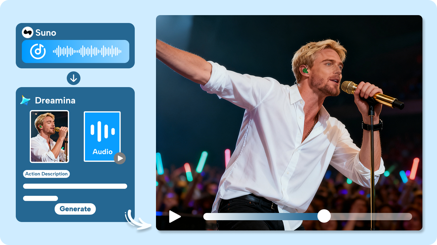 Free Audio to Video AI: Convert Songs into Cinematic Videos