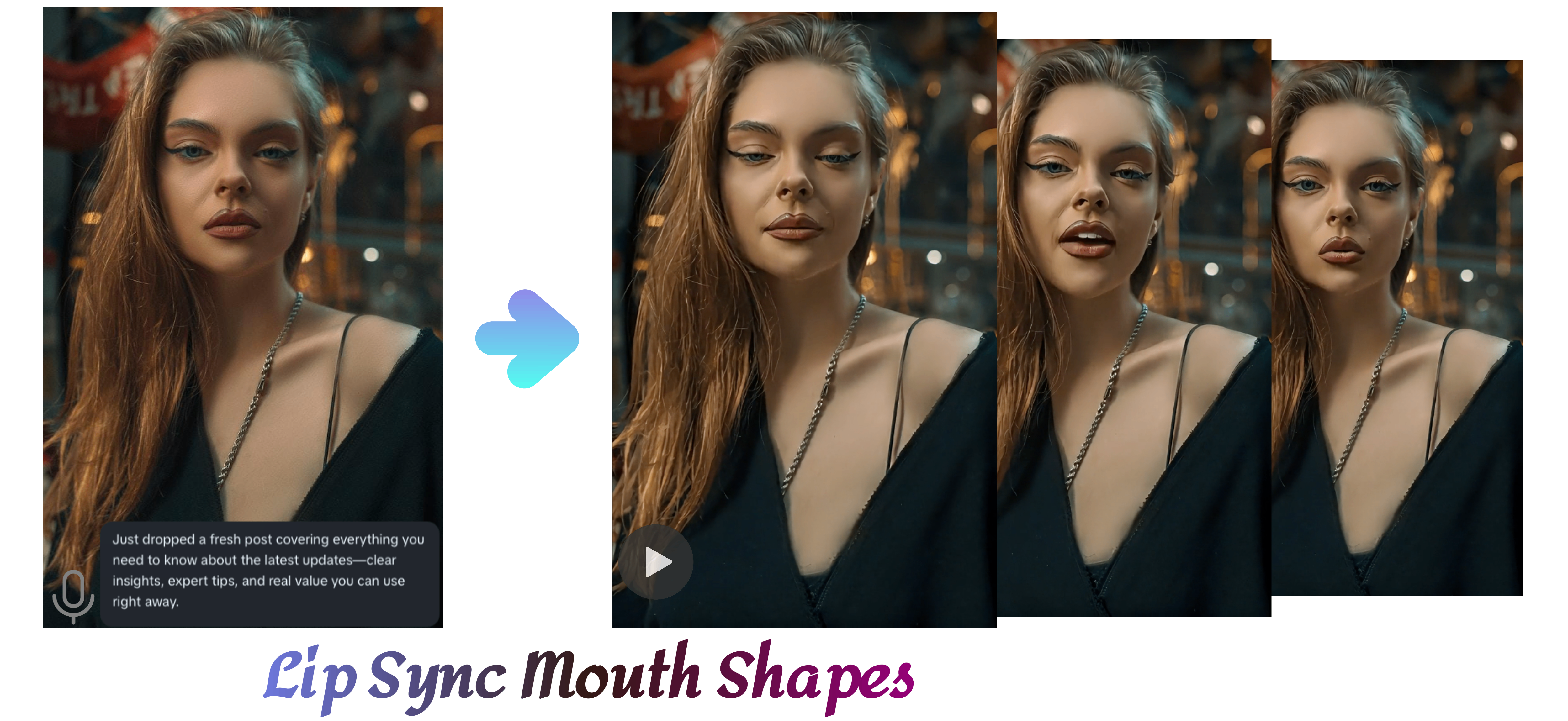 Lip Sync Mouth Shapes: One Click Face & Audio Syncing