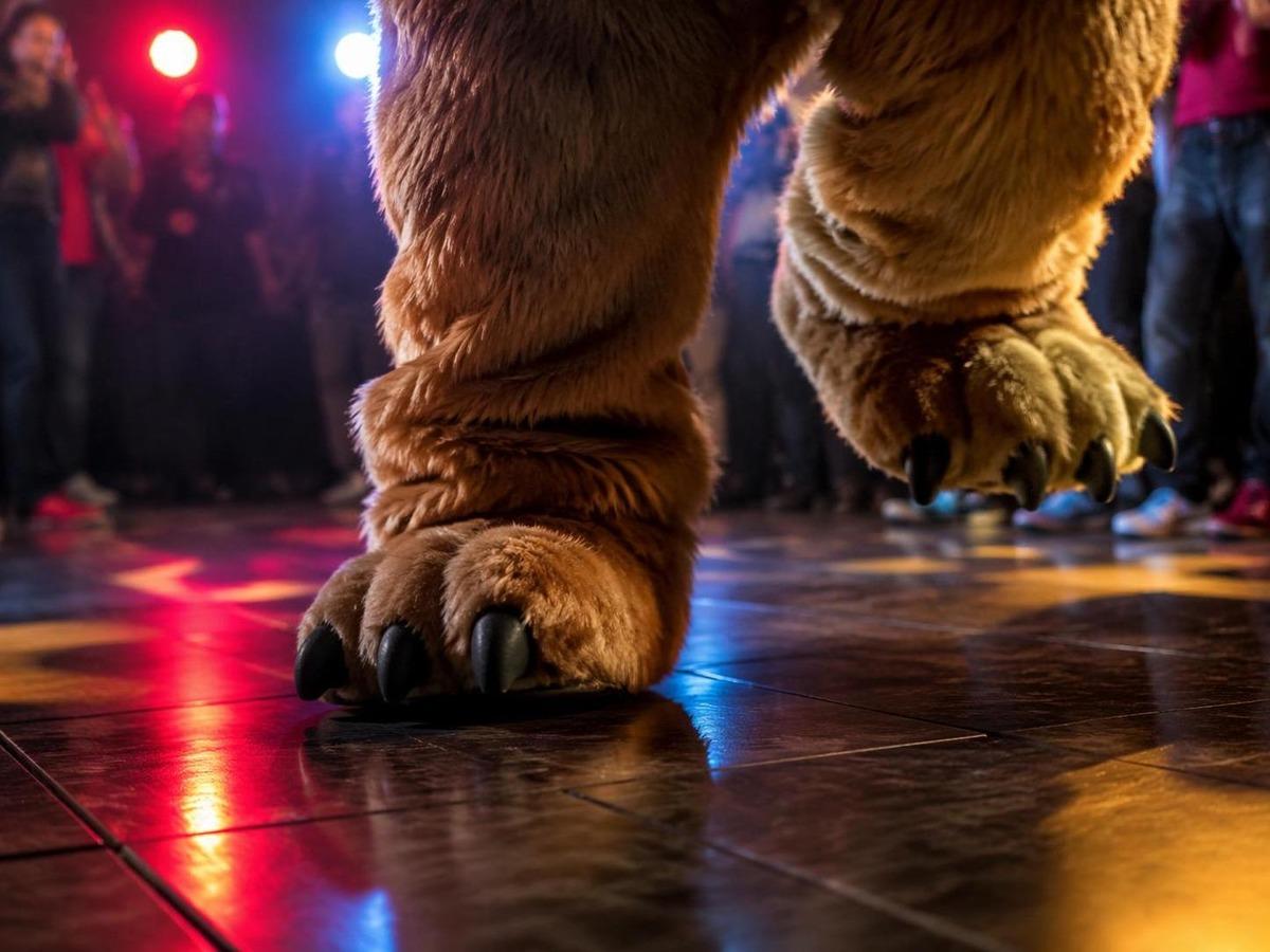 mascot dance generator AI prompt cover 2 in 4:3