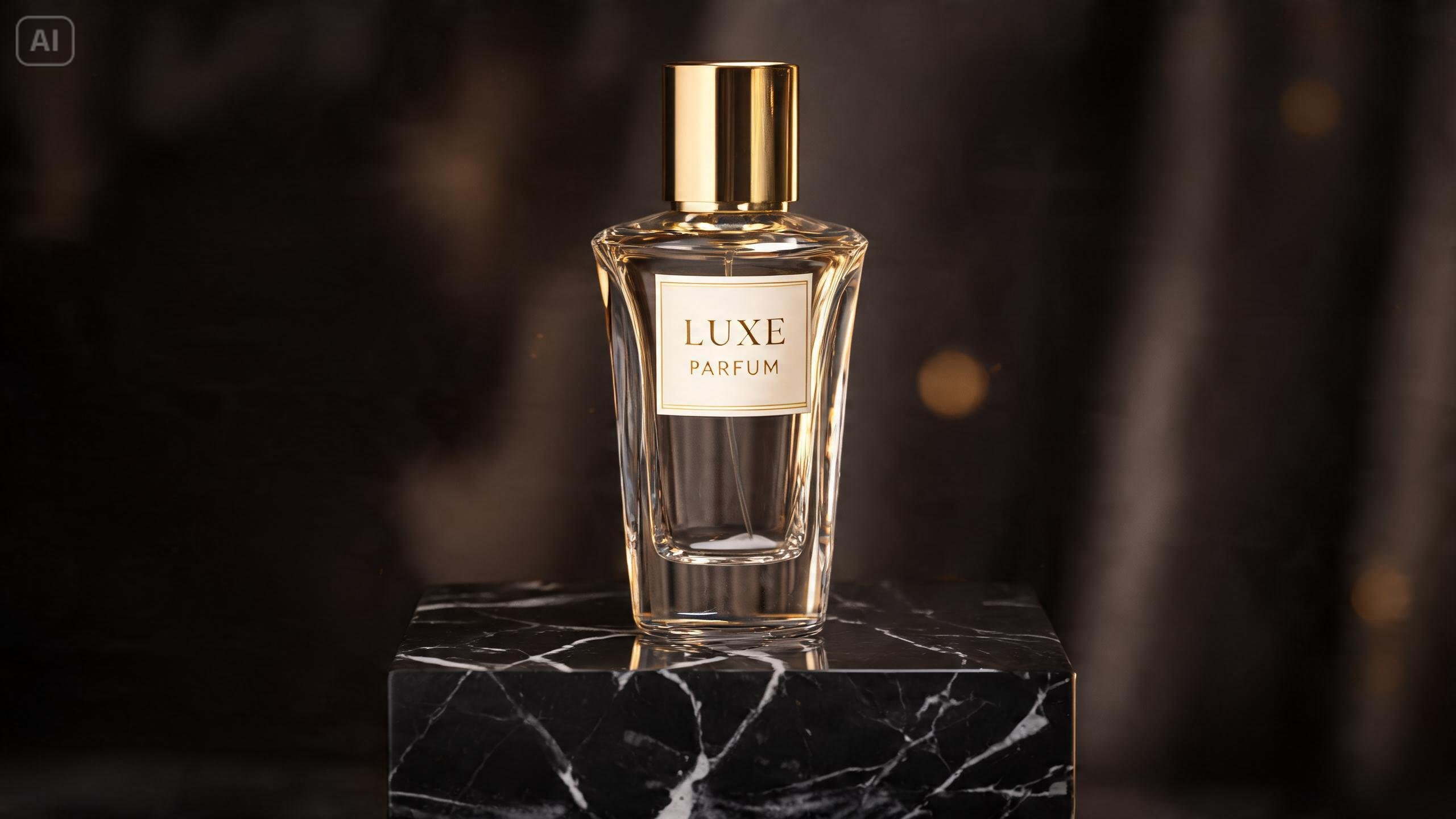 Luxury product hero shot