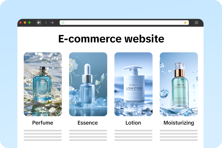 Foto dei prodotti e immagini dell'e-commerce