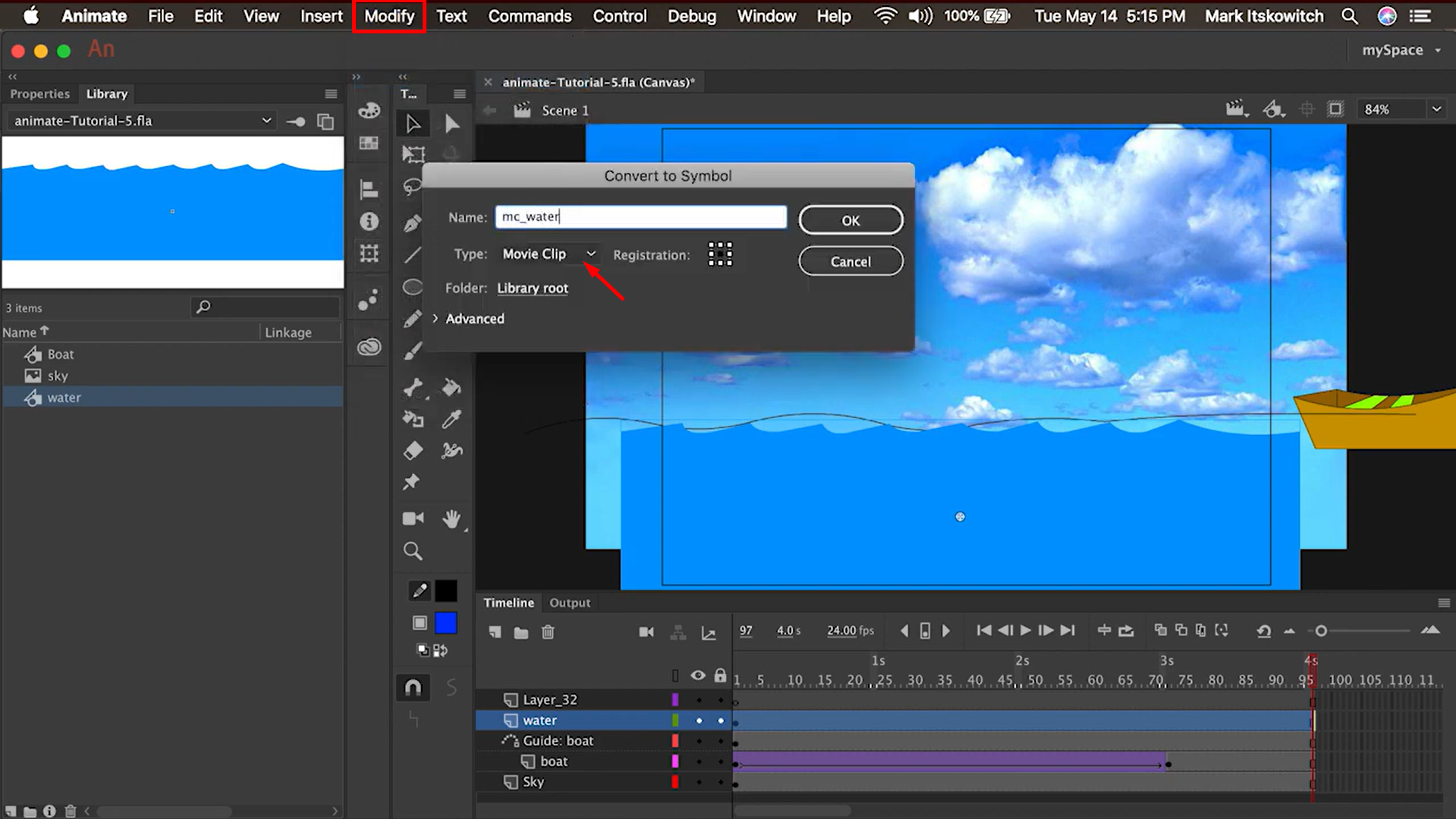 Animációk és interaktív tervek készítése az Adobe Animate használatával