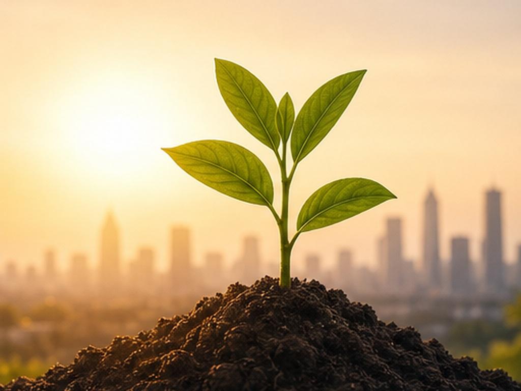 Beautiful AI Presentation Visuals prompt example 3 - Growth metaphor