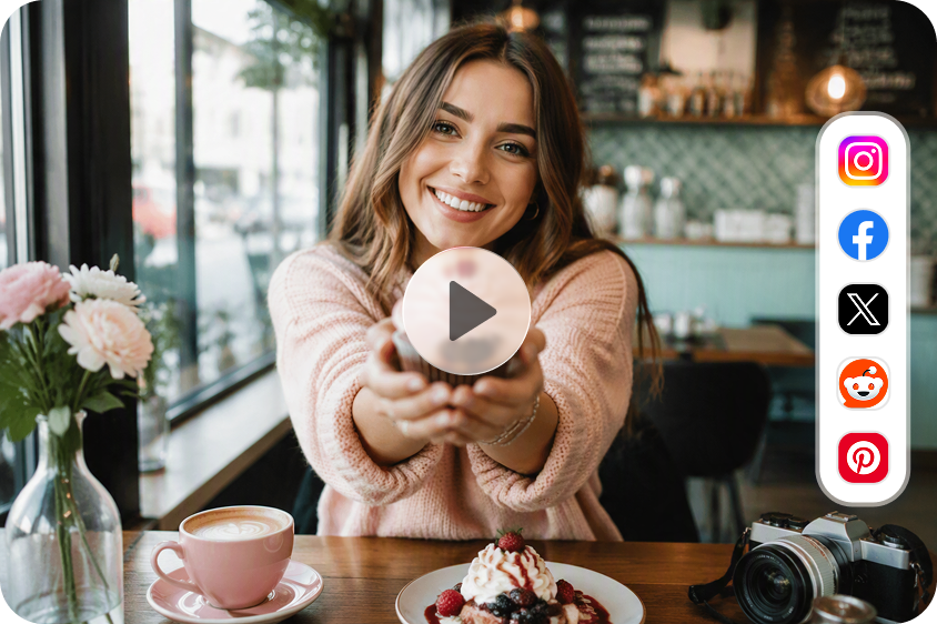 Social media video audio