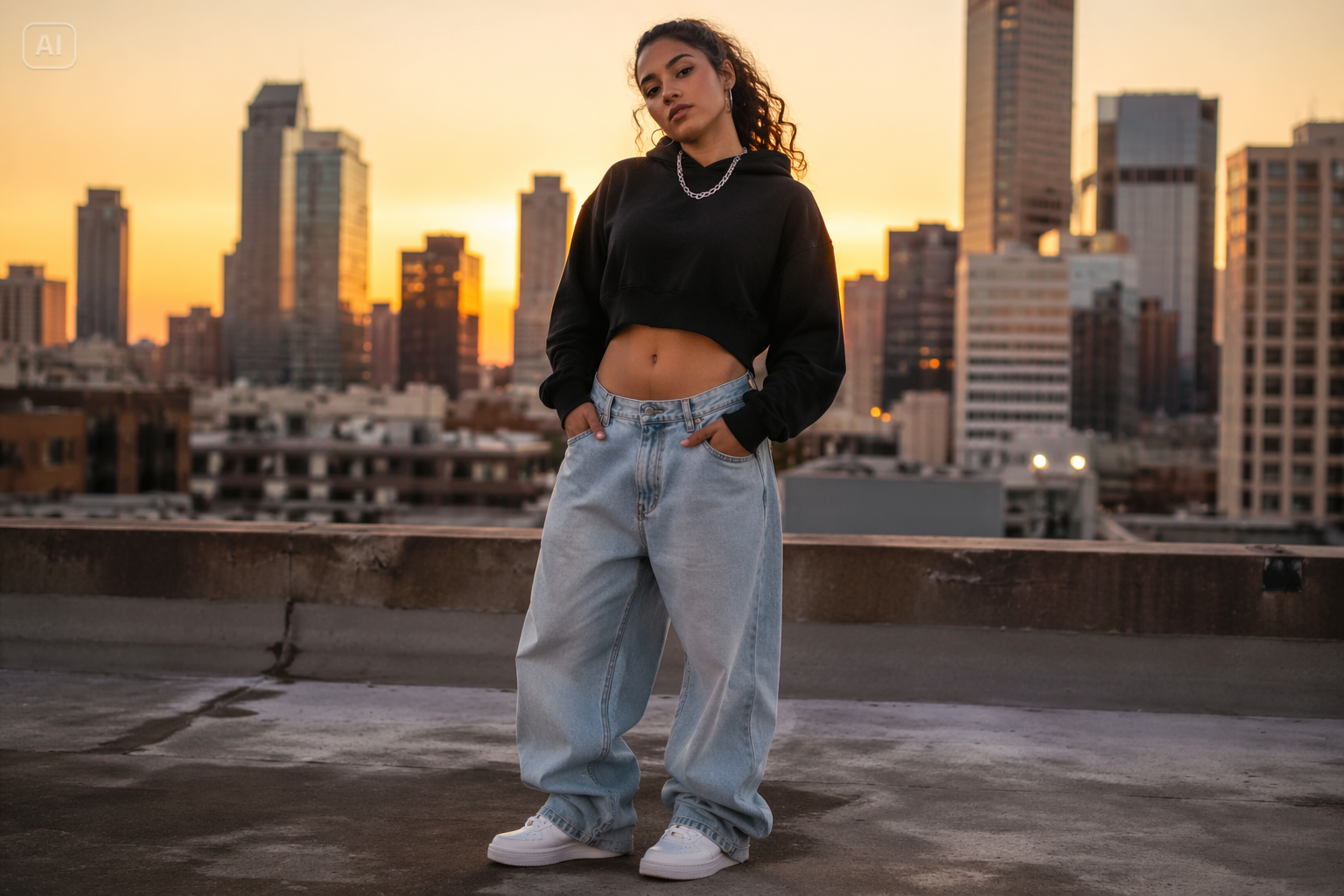 baggy jeans image prompt