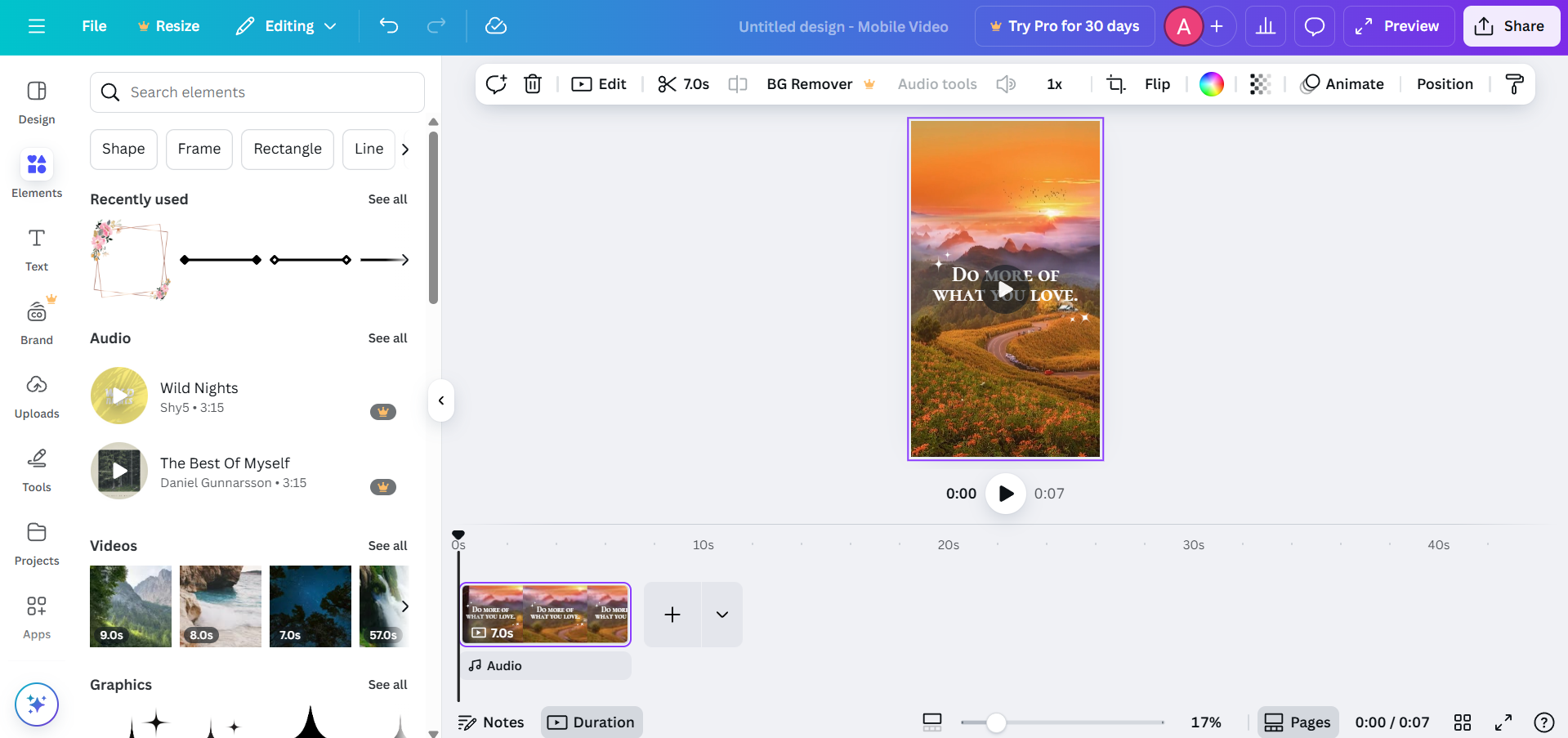 Canva-Interface