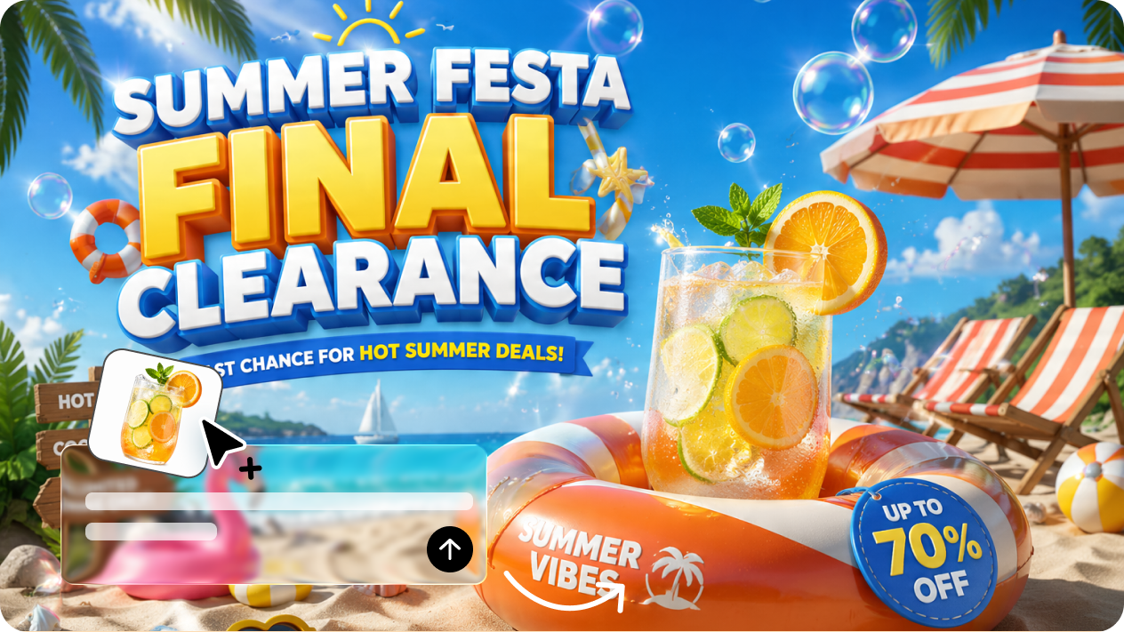 Generate sale designs from your product images