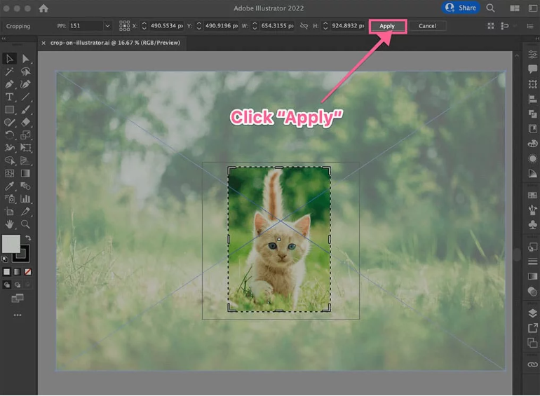 How To Crop An Image In Illustrator While Keeping Your Design Intact