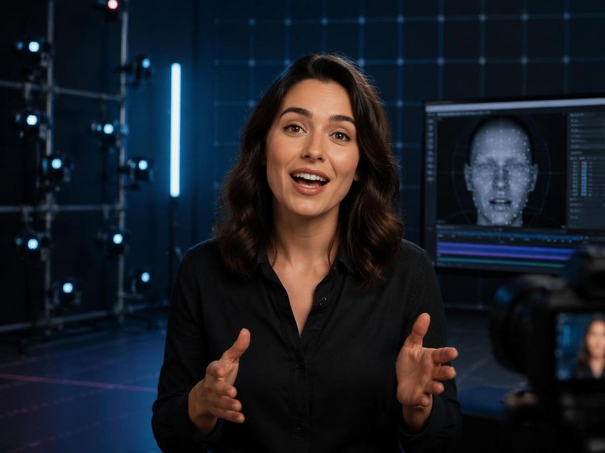 AI Gesichtsbewegungserfassung prompte Abdeckung 3 in 4: 3