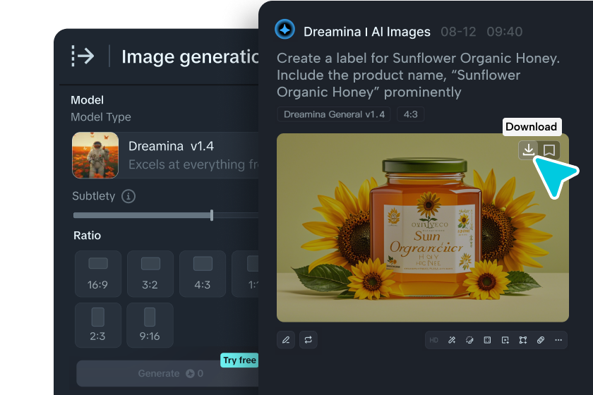 Personalizează-ți eticheta și exportă