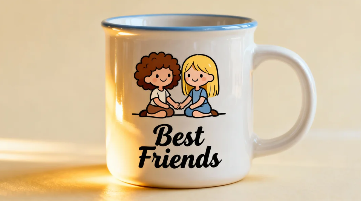 Best friend mug sample