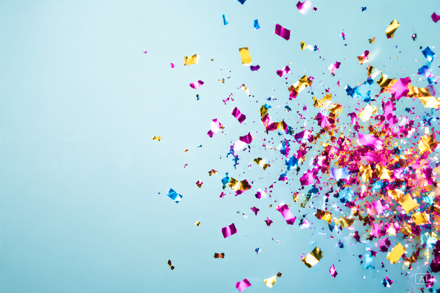 Confetti celebration image generated by Pippit