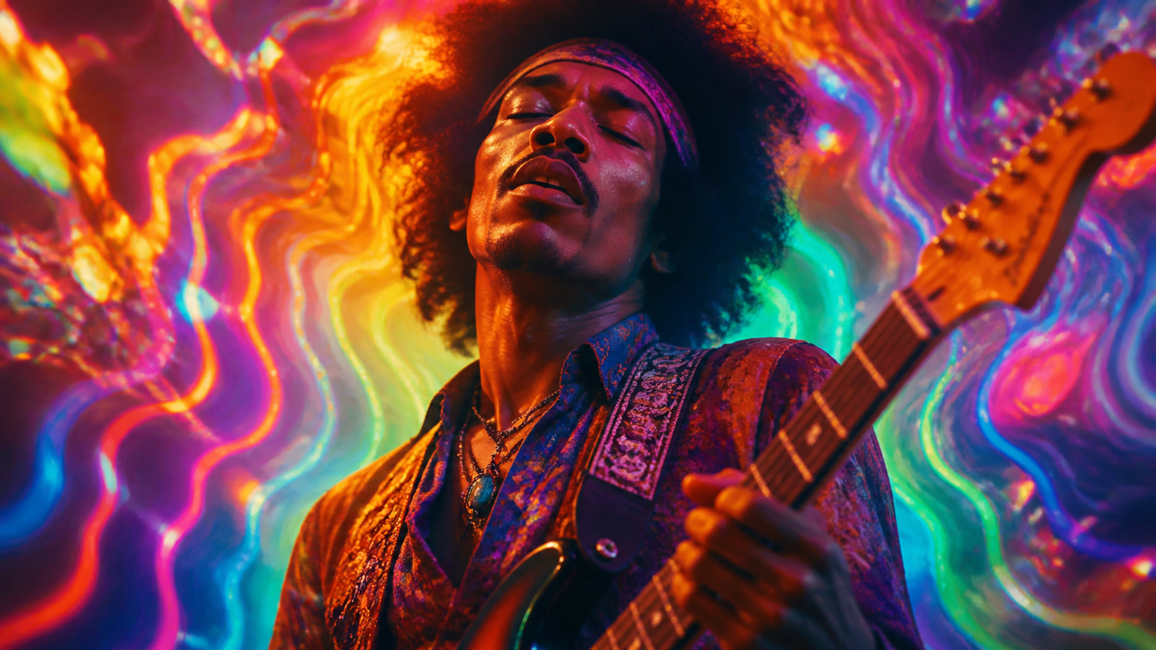 LSD Hallucinogenic Color Waves original 16:9 effect visual 3