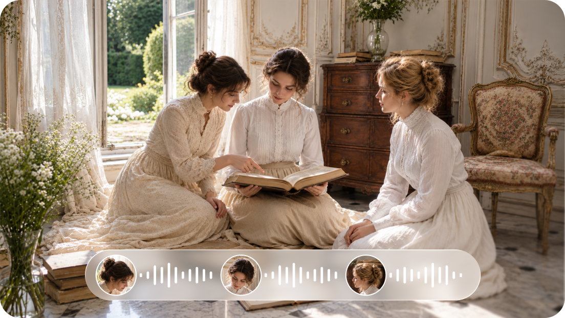 Generate expressive voices and multi-character dialogues