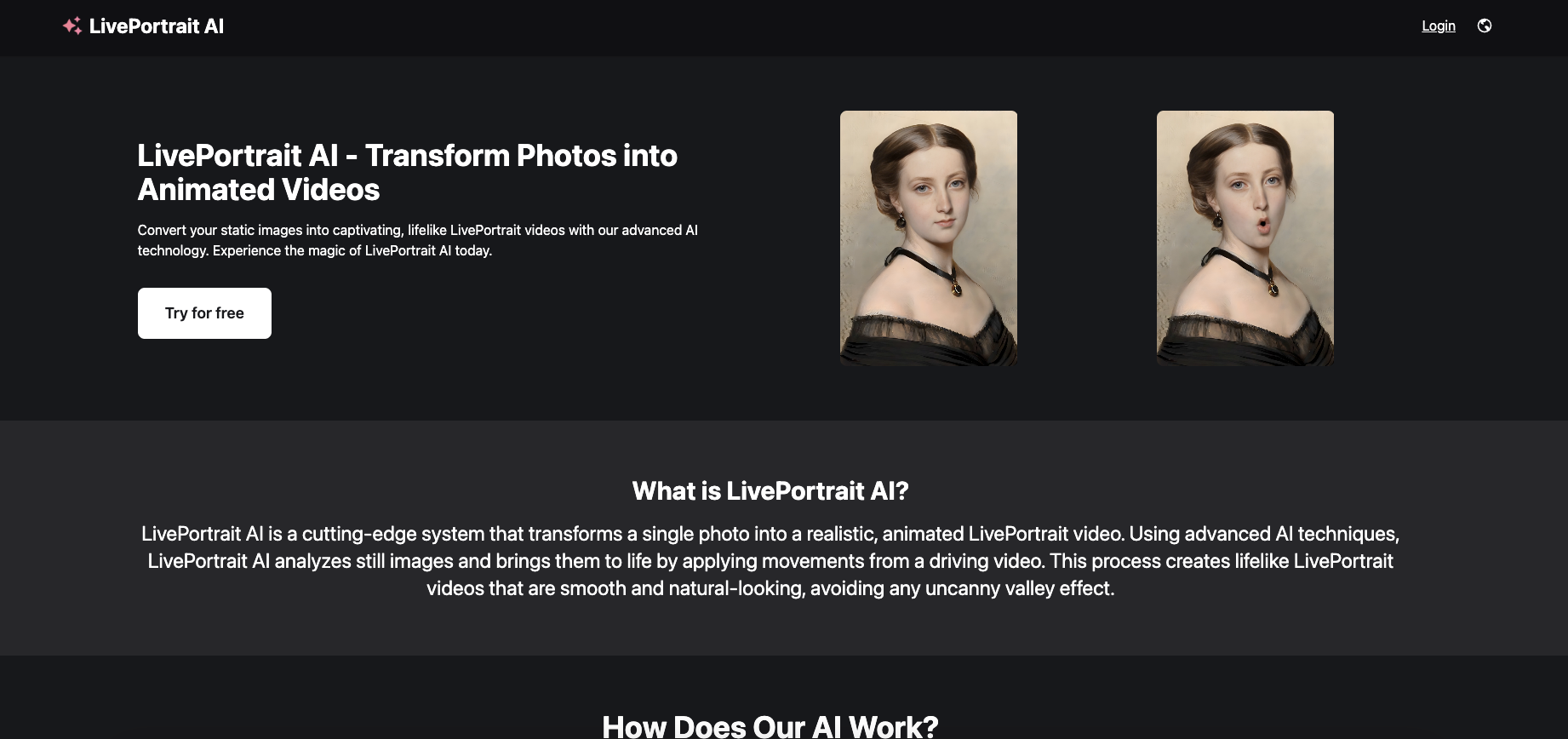Live Portrait AI