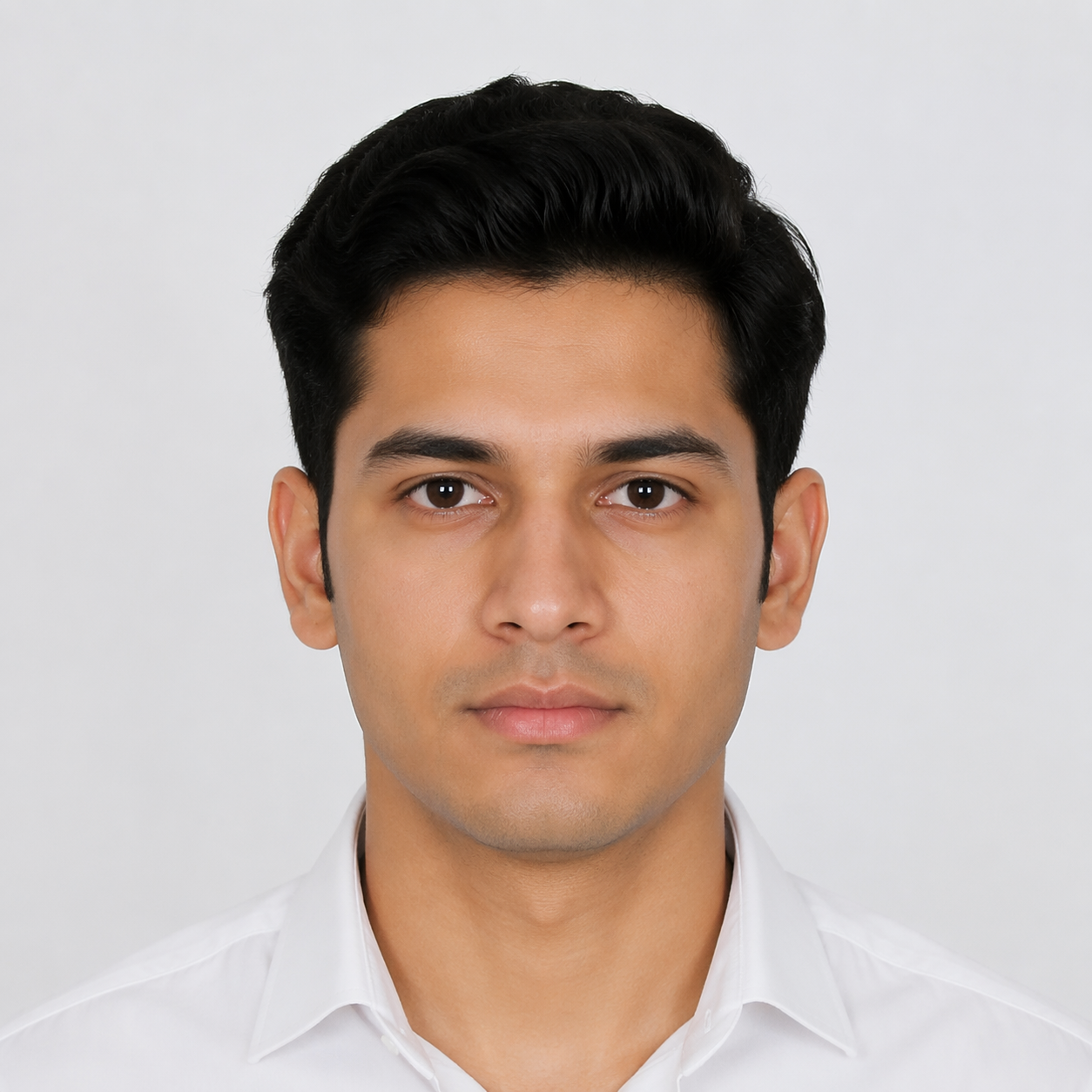 Dreamina AI ID photo style filter prompt example 3: Clean Passport Mood