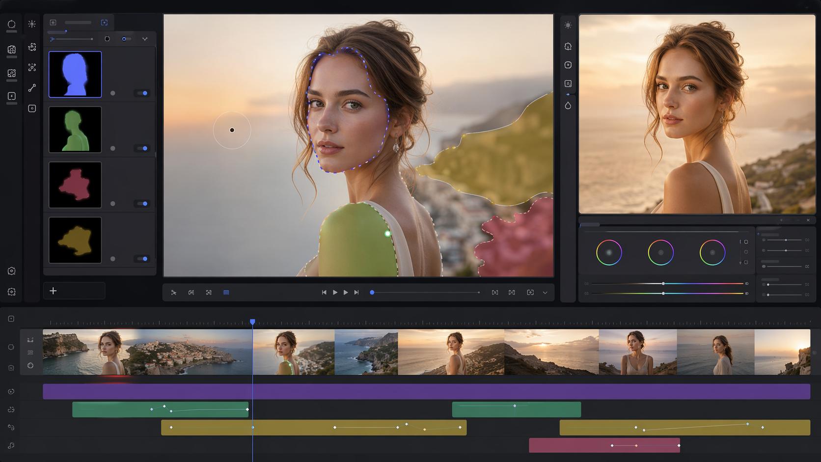AI Video Ritocco per Creatori Mobile Hero