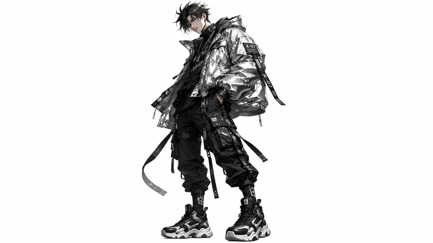 Streetwear Mode Stimmungsbrett