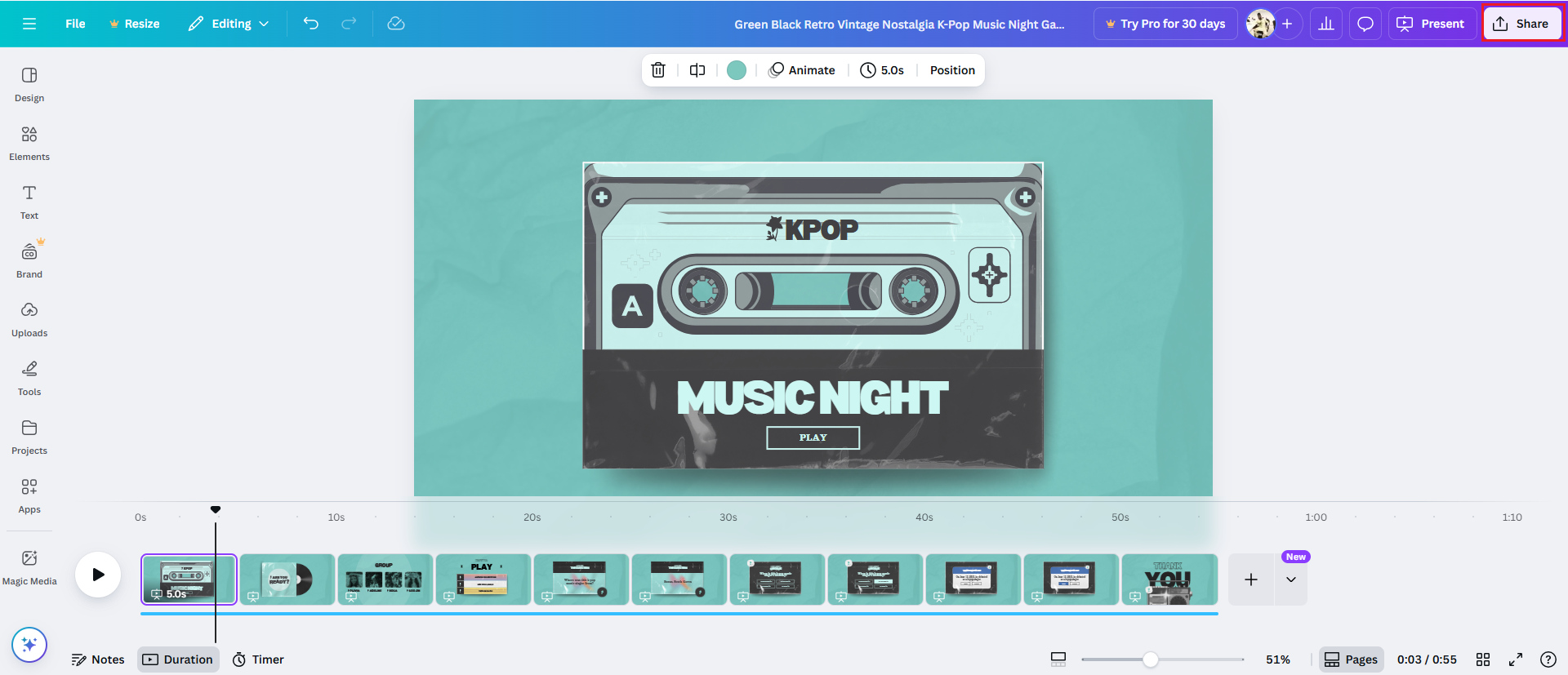 make ai music video