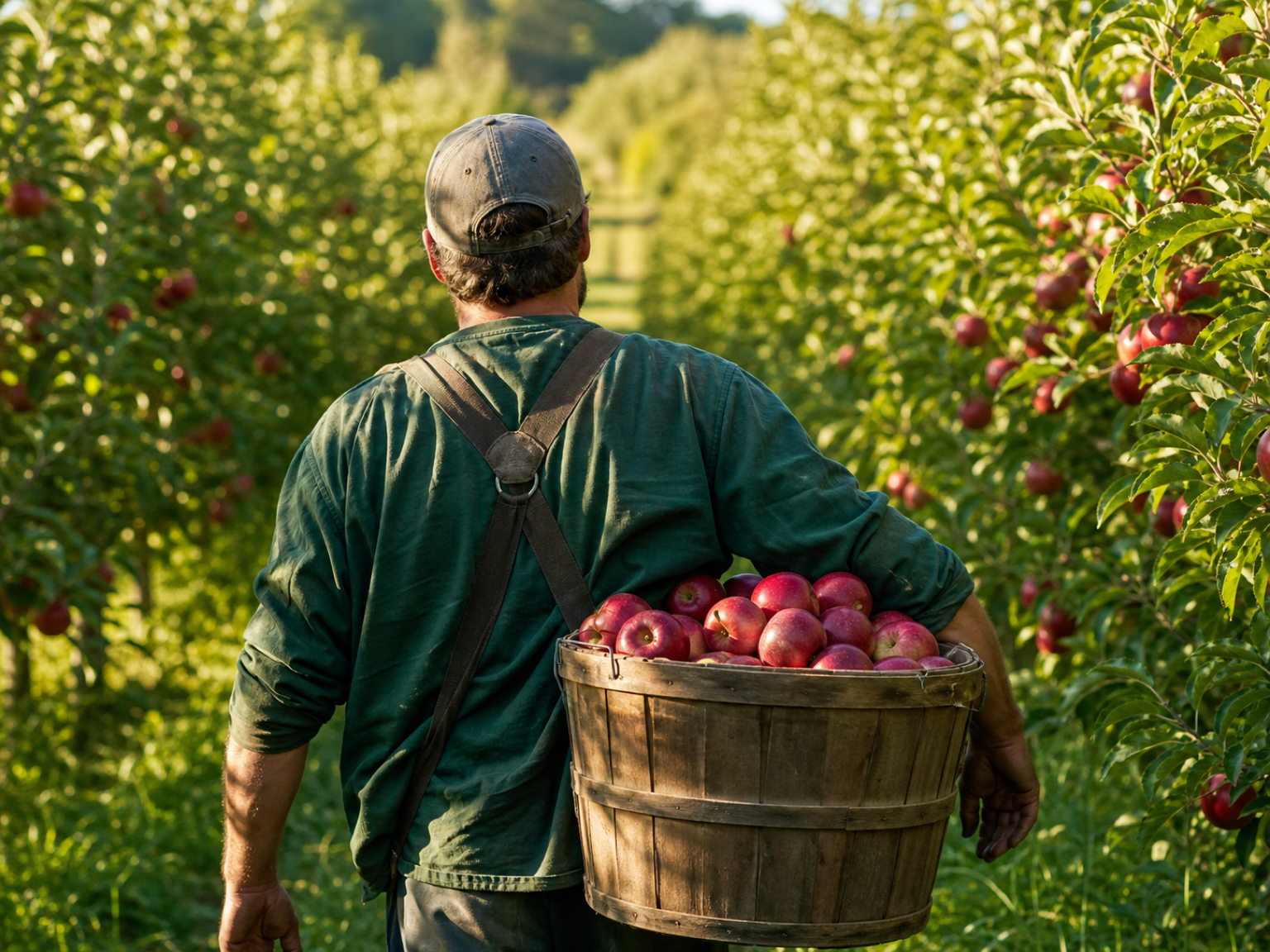 Harvest basket walk