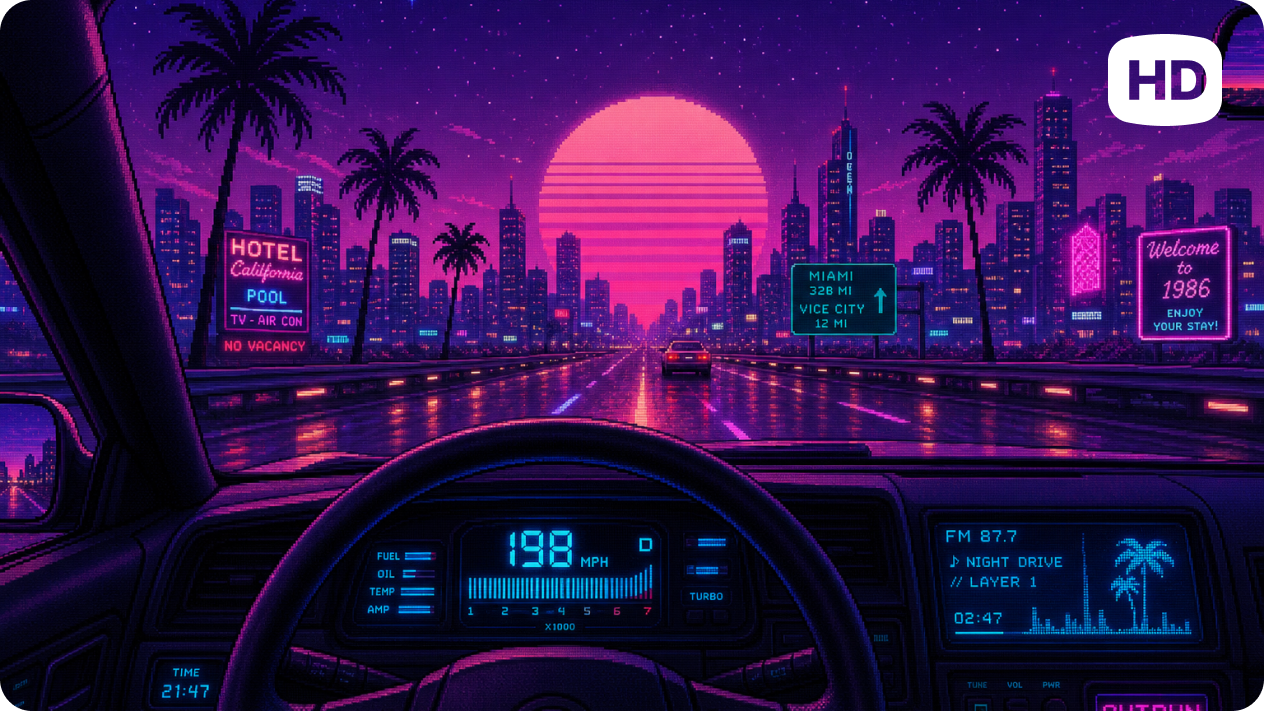 Boost your vaporwave art to its sharpest resolution