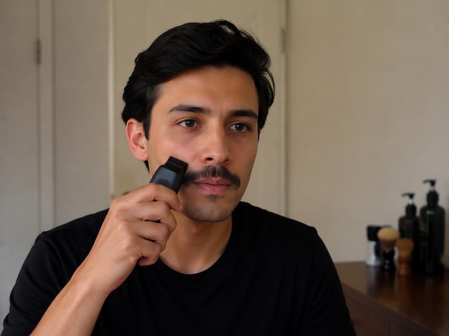 Dreamina remove o bigode do prompt de vídeo exemplo 3: Preserve o assunto e o movimento