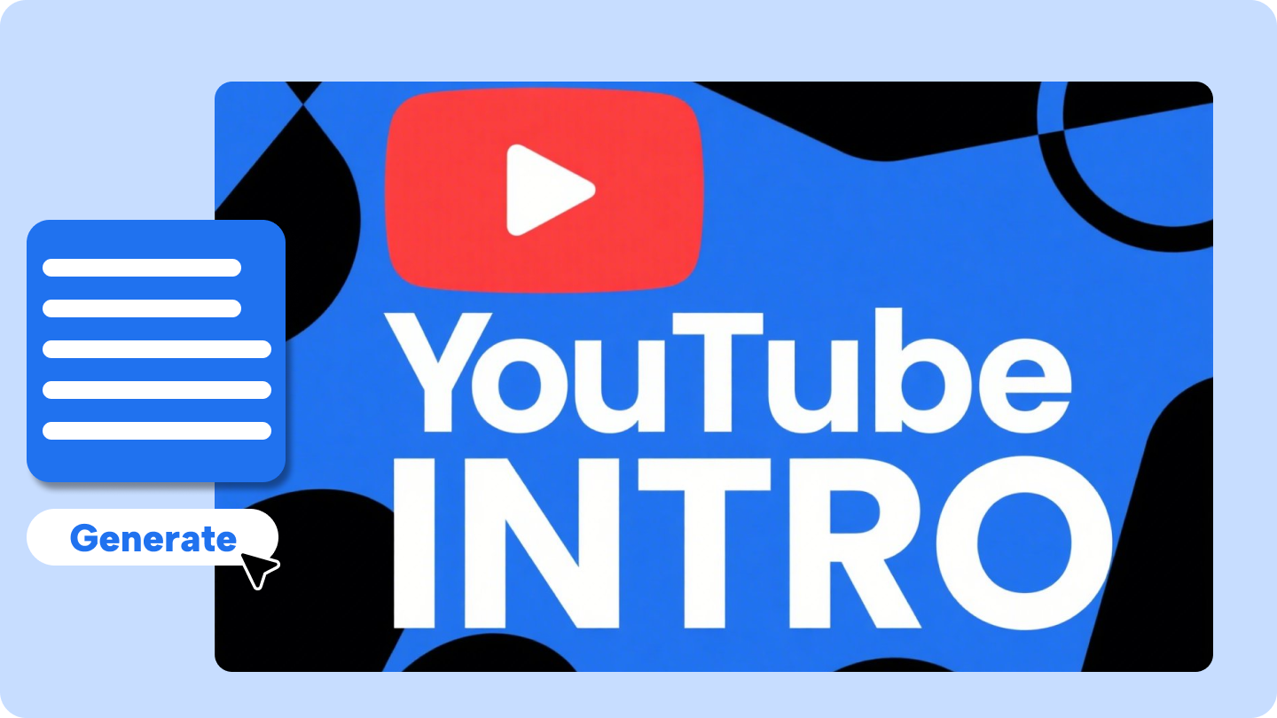 come creare un video introduttivo di YouTube