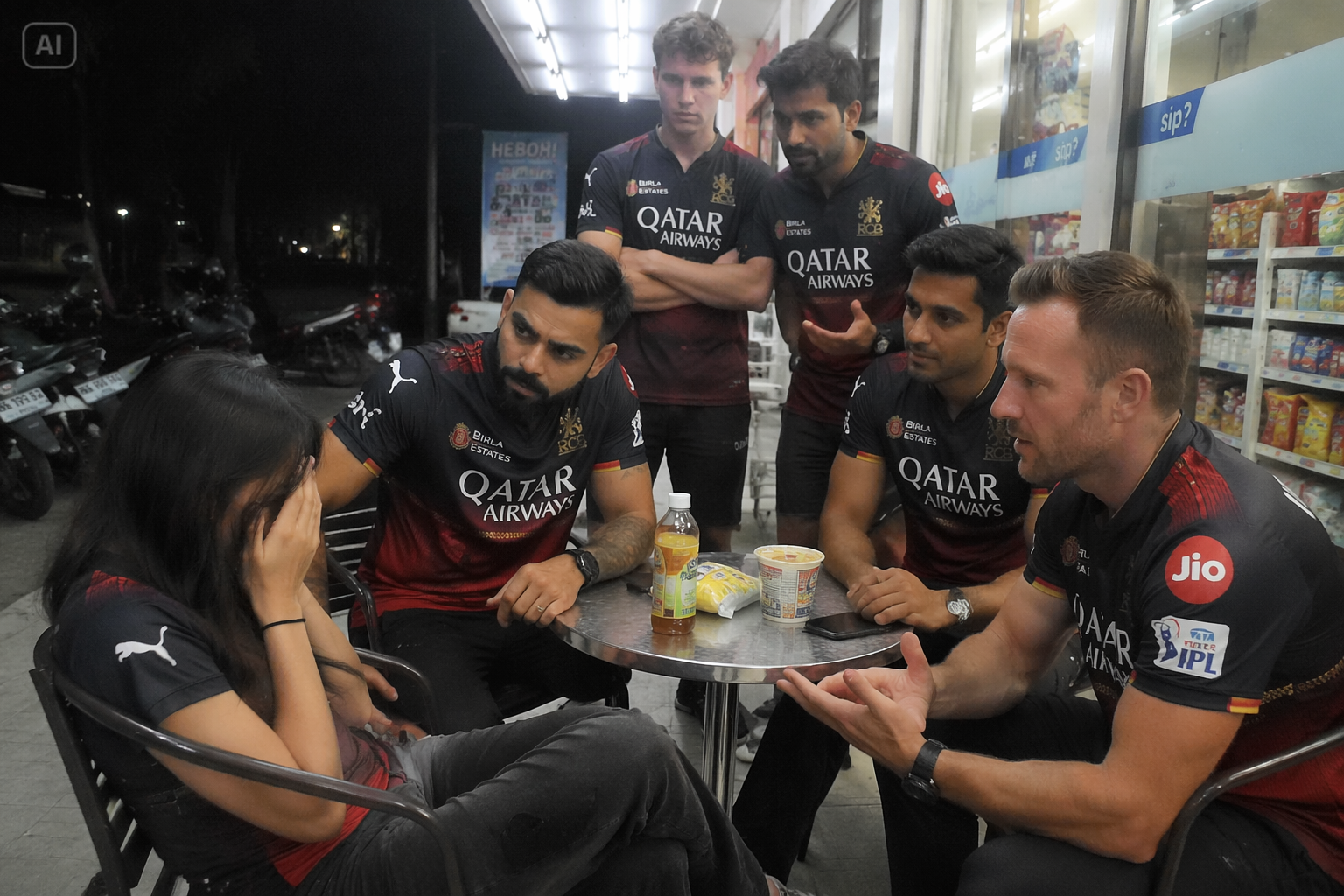 Kohli Cricket AI Photos