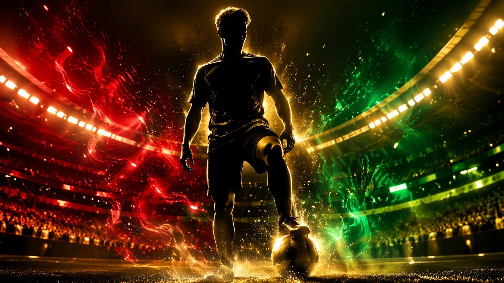 Kurgusal süperstar atlet ile lüks futbol düzenlemesi