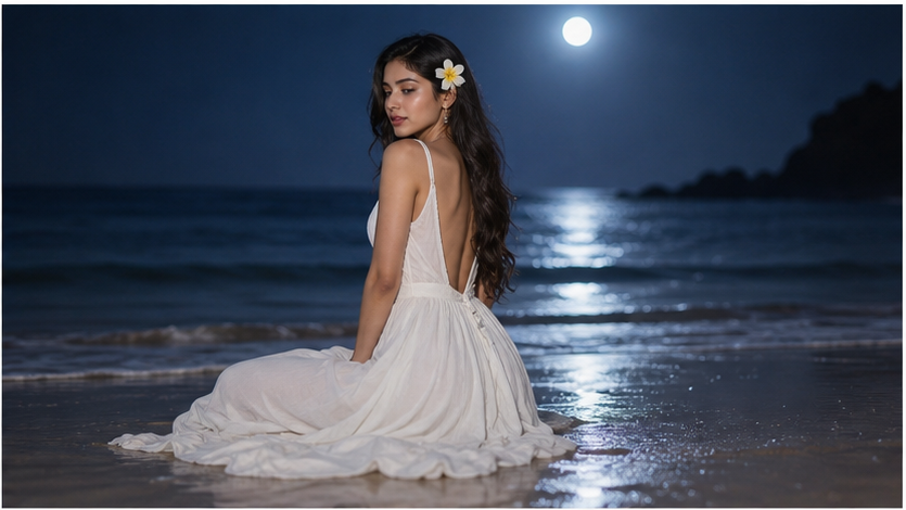 Beach Photo Prompt Girls example 2