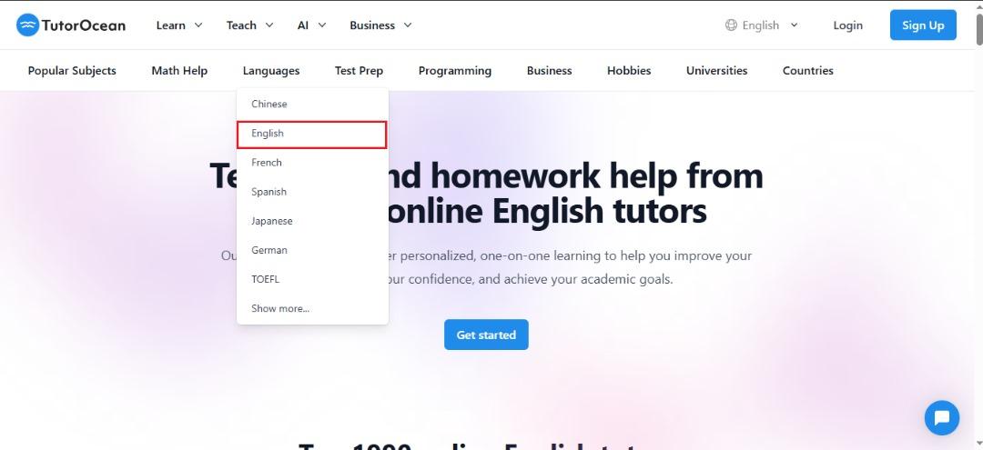 Virtueller Englisch-Tutor