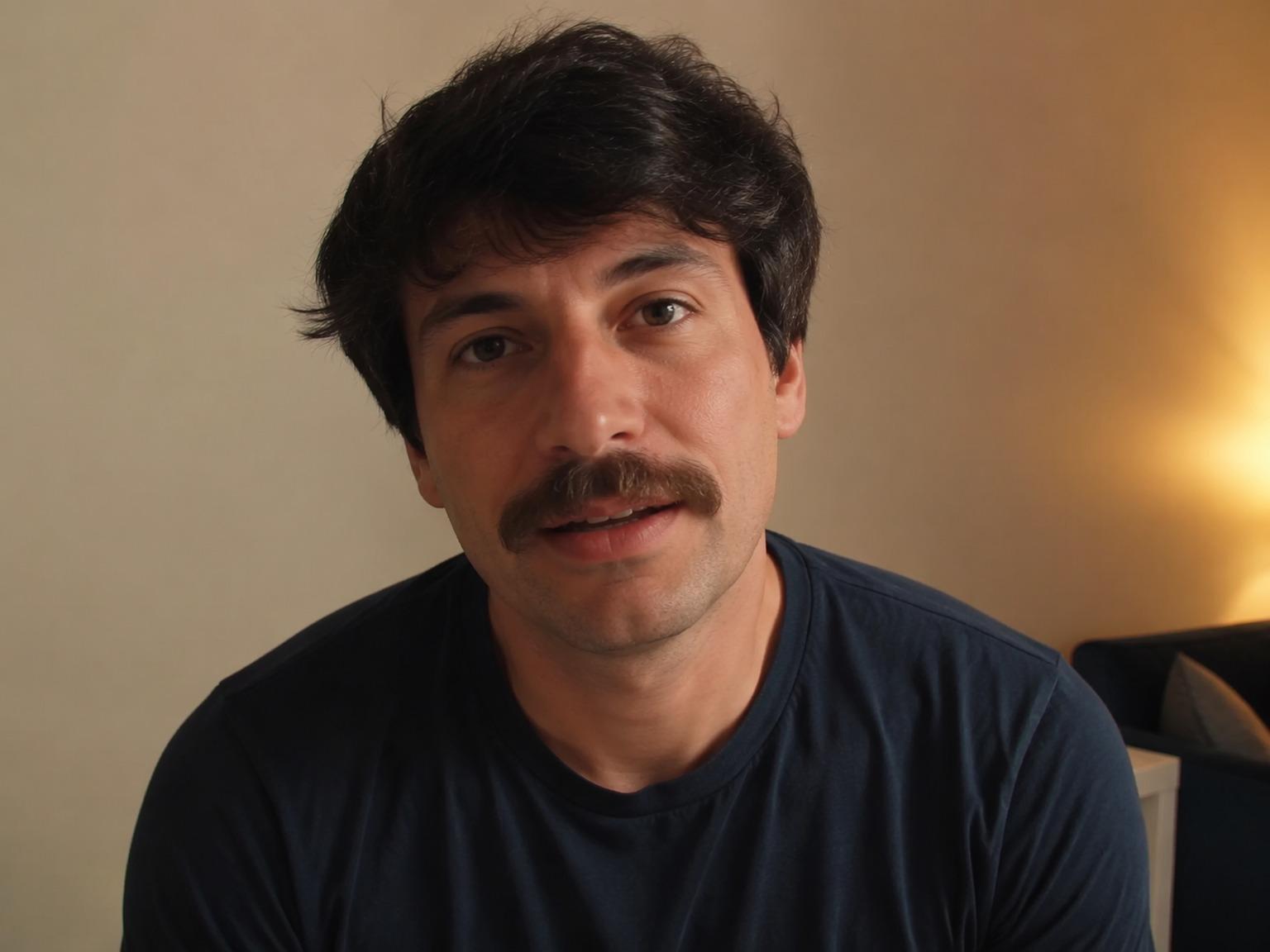 Remover bigode do avatar de revisão do criador de vídeo 7