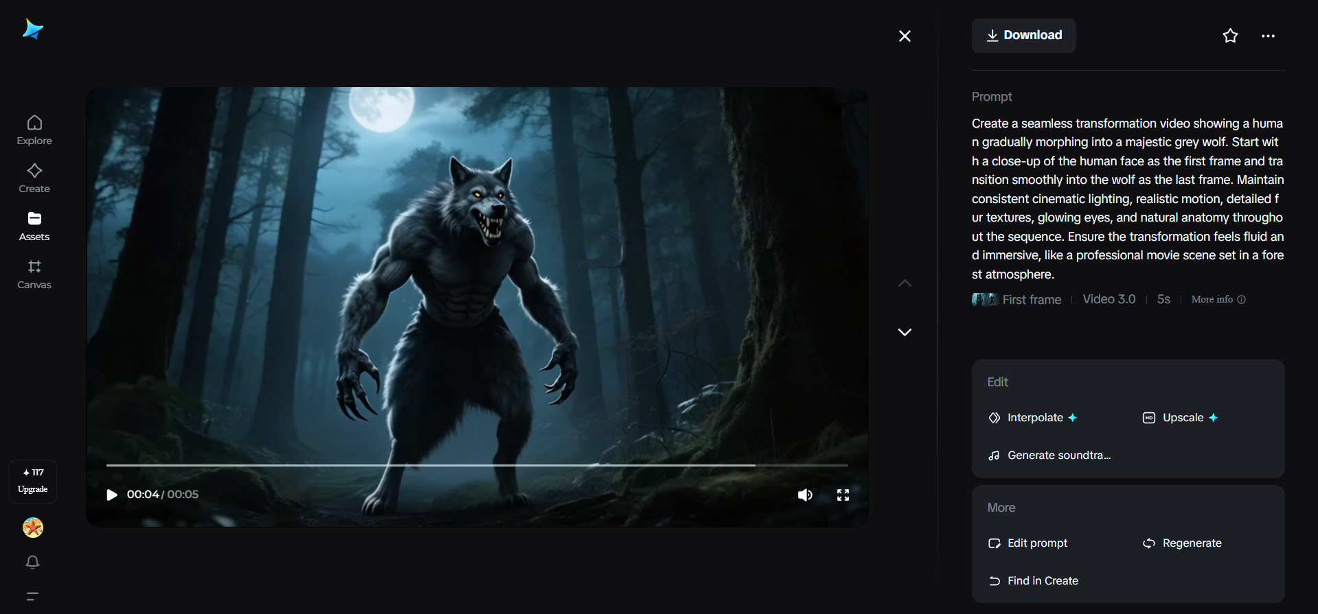 Video proyek animasi