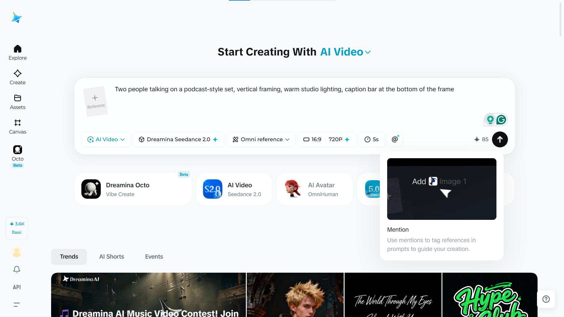 Video text prompt generator