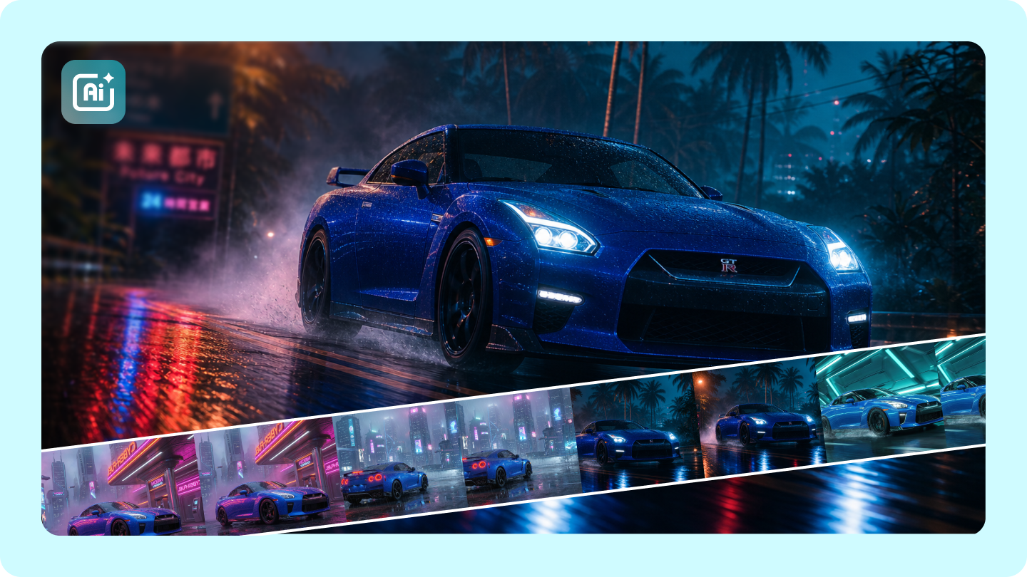 Generate stunning car clips for editing with Dreamina AI