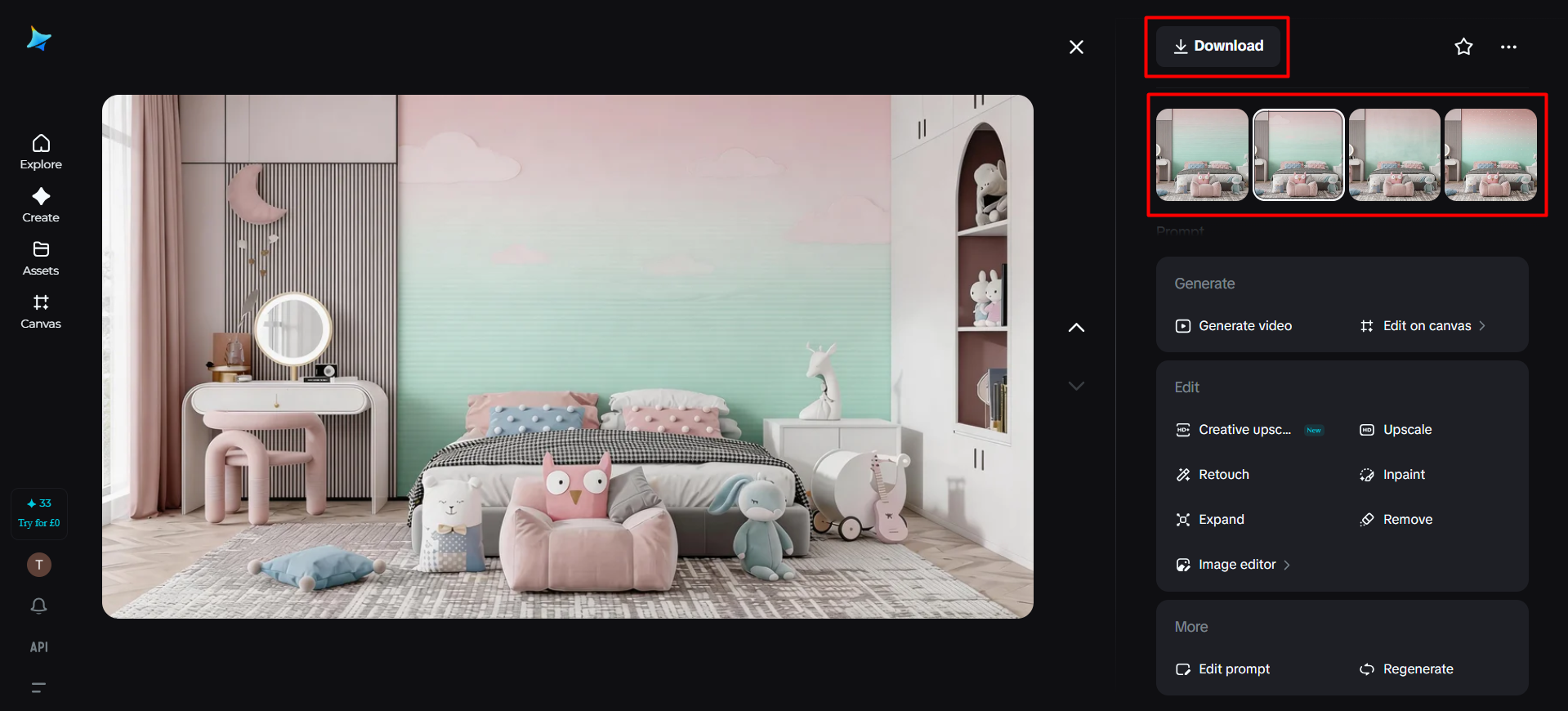 Download the pastel-colored image