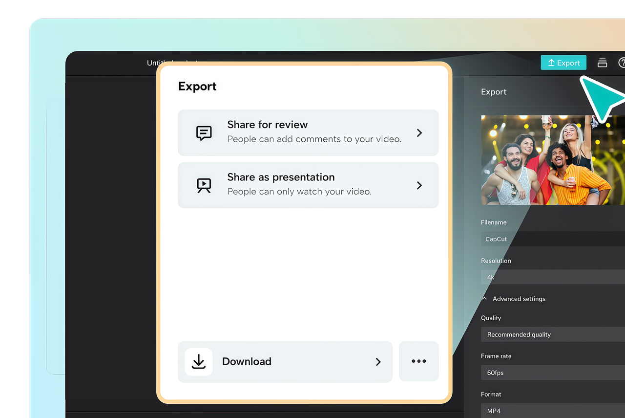 Export & share