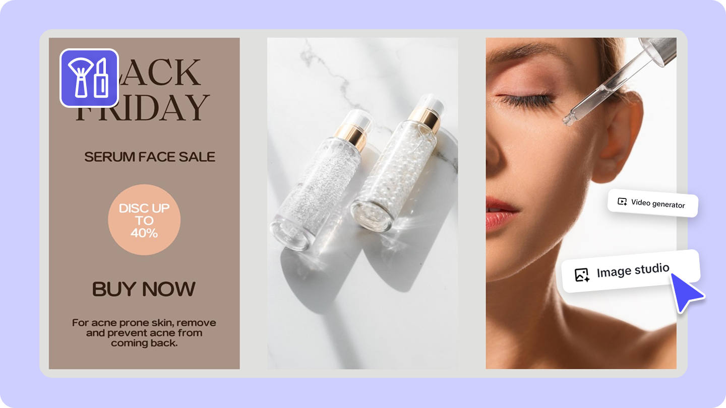 publicidad de belleza