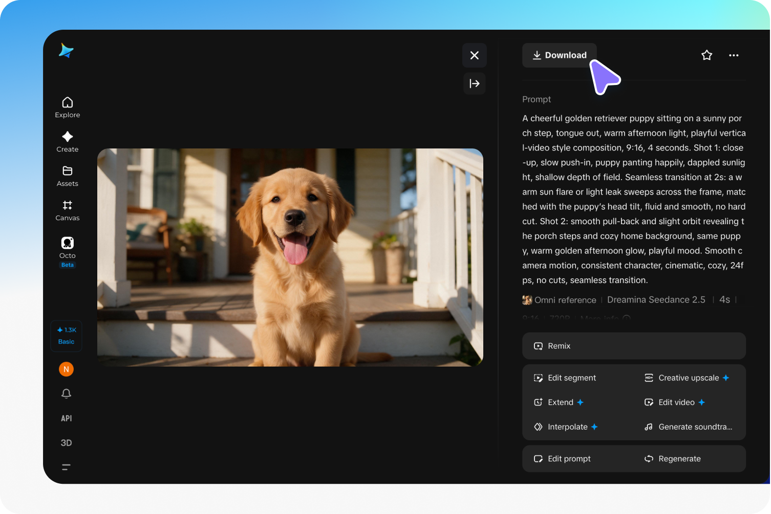 Refine and download 