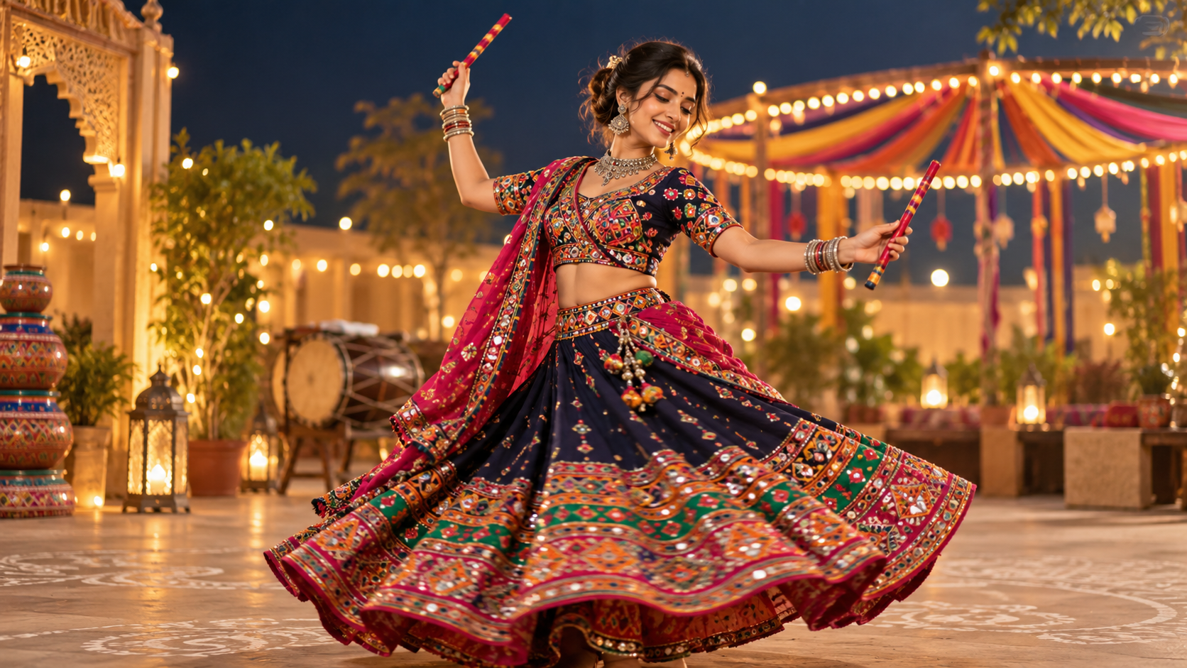 Garba Outfit Changing Trend: Prompts, Key Features & AI Guide | Dreamina