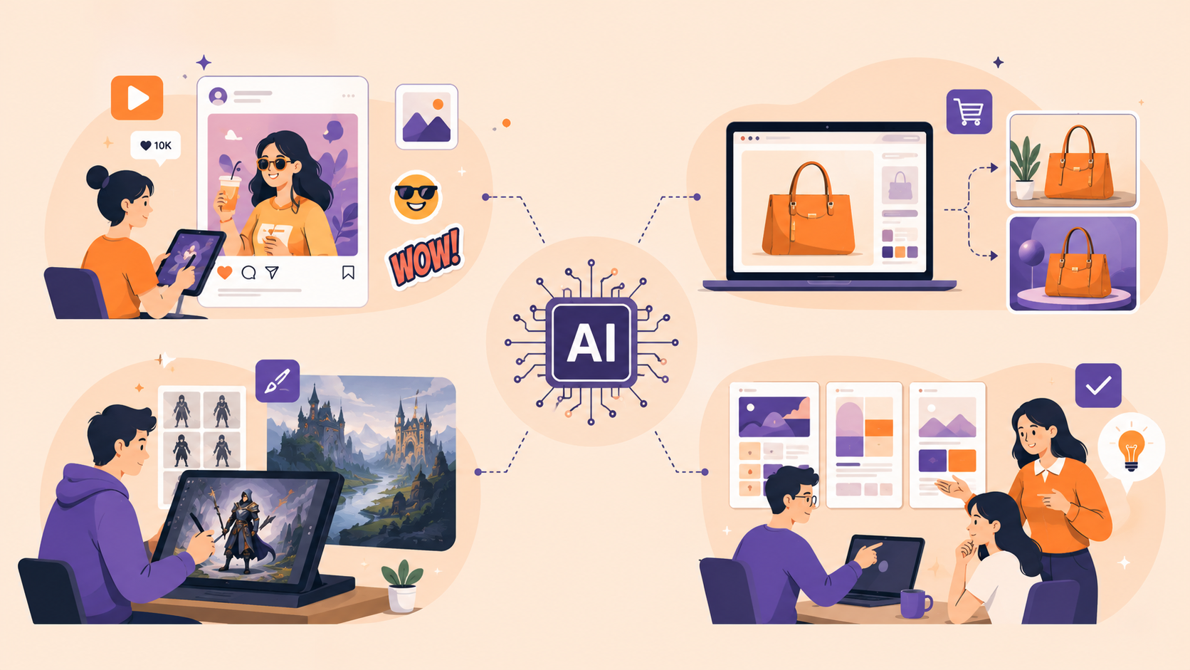 Herramientas de IA visual modernas en escenarios del mundo real