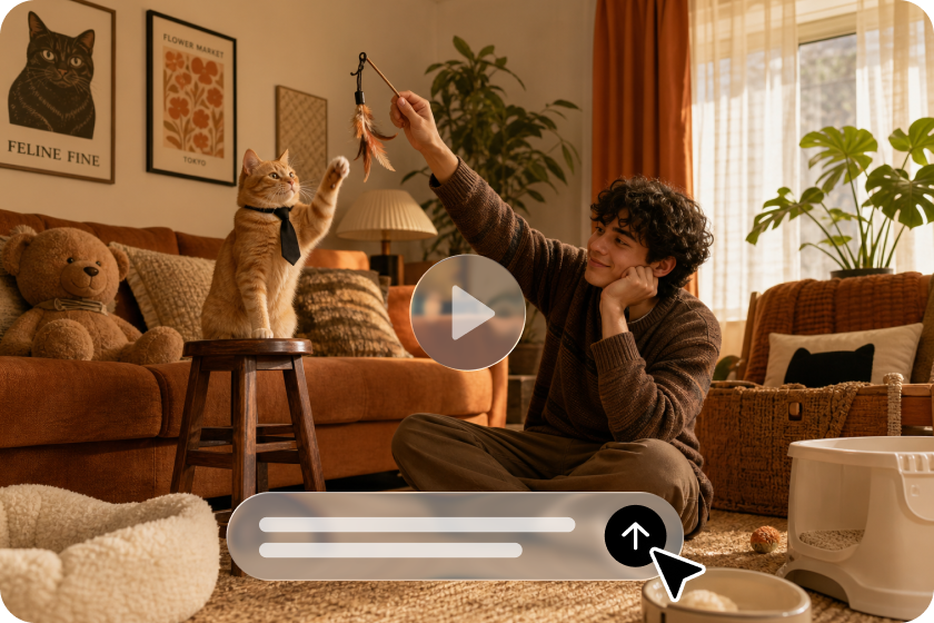 Verwandeln Sie Ideen in filmische KI-Videos