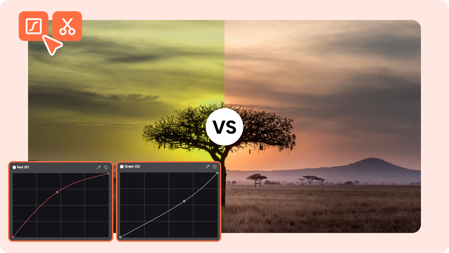 Color grading software