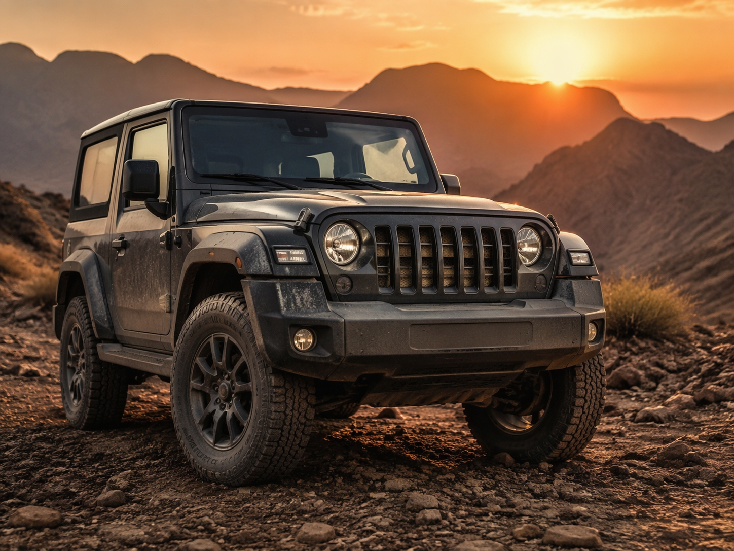 Dreamina Mahindra Thar AI photo editing prompt prompt example 1