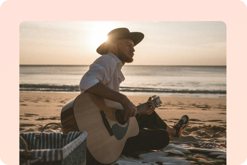 Generador de videos musicales para clips de meditación