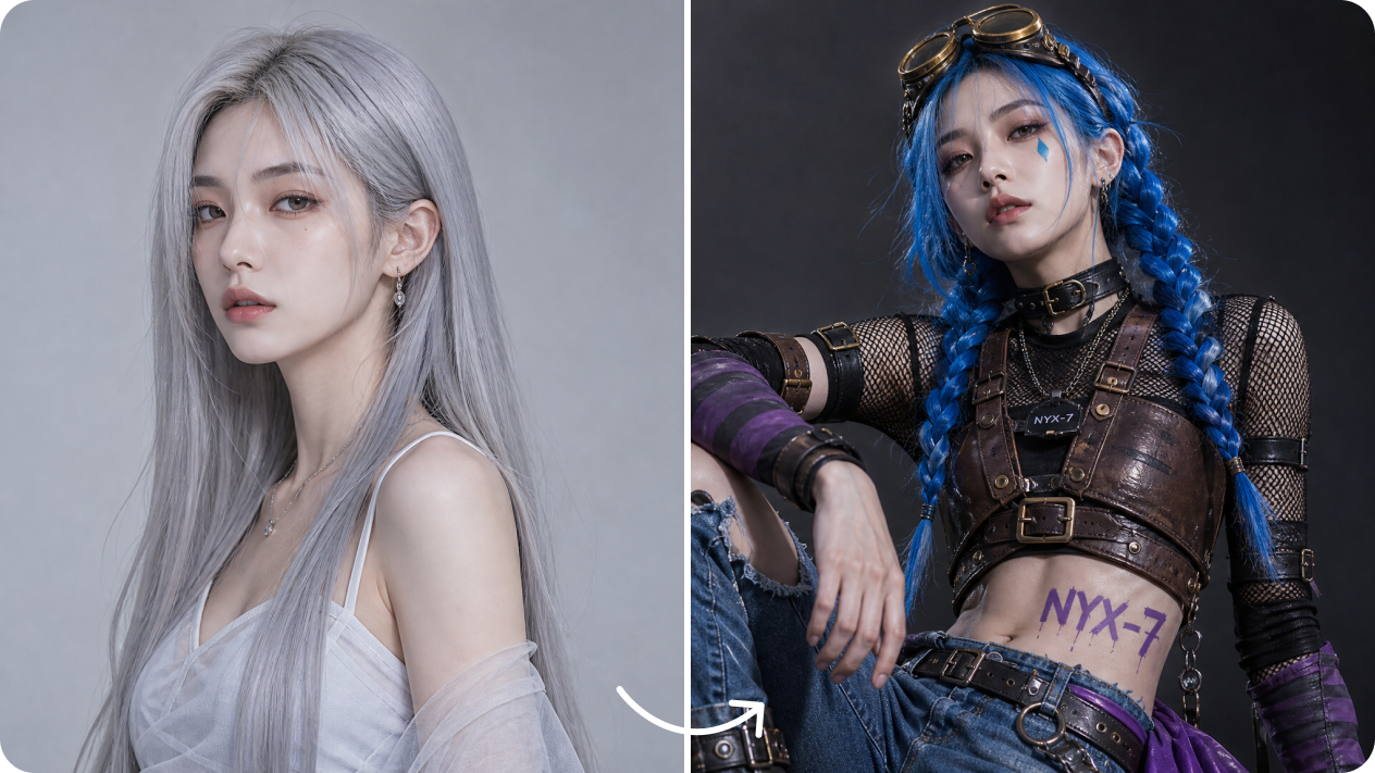 Fotoğrafınızı tam bir cosplay görünümüne dönüştürün
