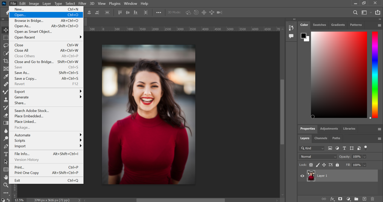 Wie schärft man ein Bild in Photoshop?