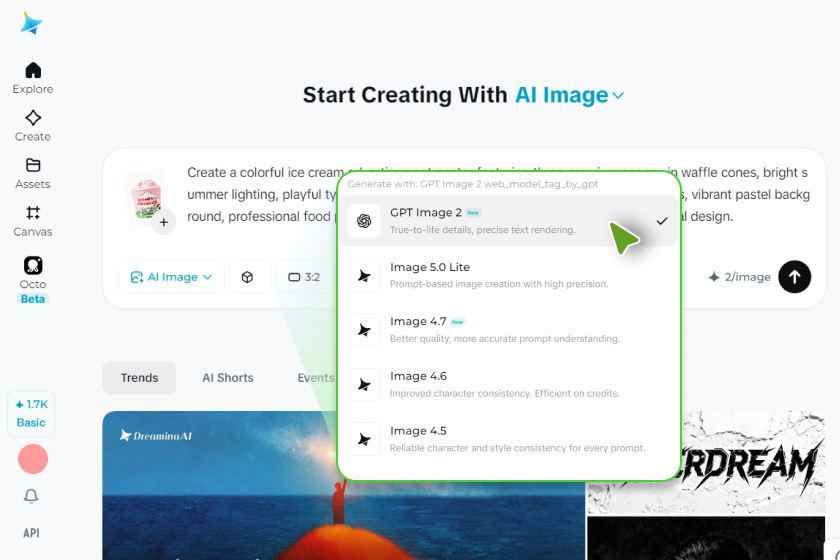 Customize settings and generate