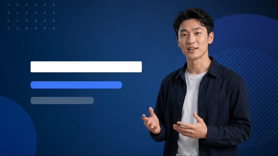 Video mit Textvorlagen Heldenbild