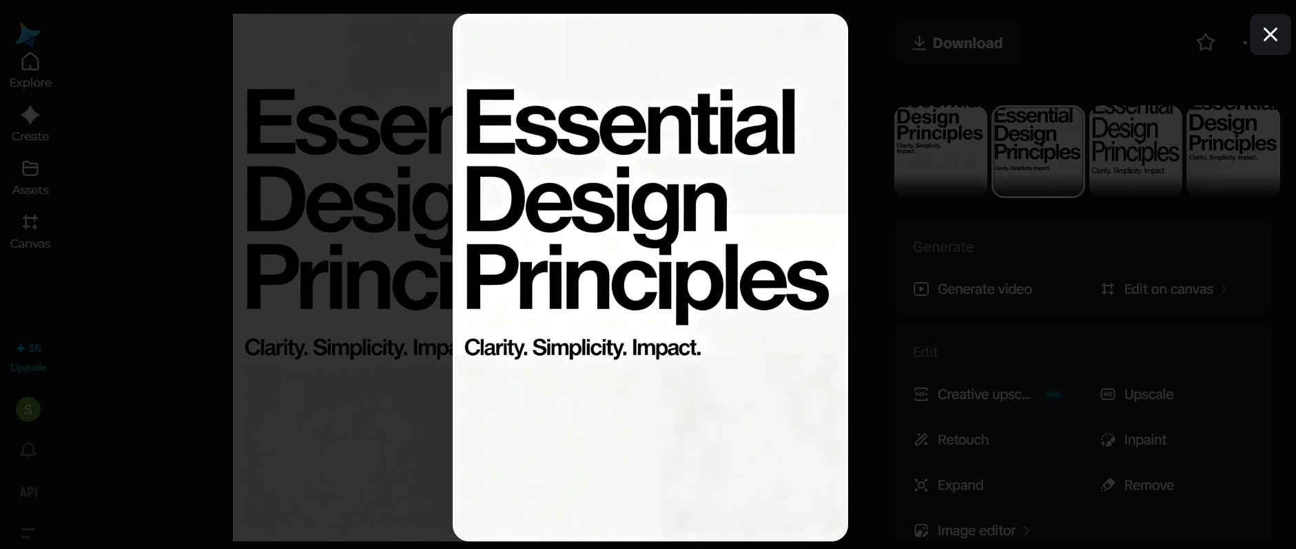 Idéias de design de pôster de tipografia: minimalista e limpo